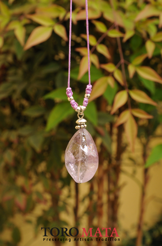 Lilac Amethyst Drop