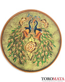 APSC8.6  Two peacocks, One spirit - Vintage Green