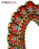 Cuscaja Red Mirror - Oval
