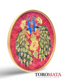 APSC8.6  Two peacocks, One spirit - Red