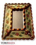 APSF16X21E - Sunflower Mirror - Vintage Green