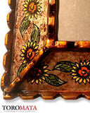 APSF16X21E - Sunflower Mirror - Sand