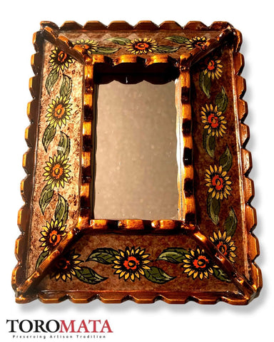 APSF16X21E - Sunflower Mirror - Sand