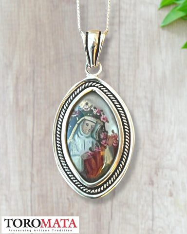 Icon Pendant - Saint Rose of Lima