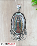 Icon Pendant - Our Lady of Guadalupe / Virgin of the Immaculate Conception (Two-sided)