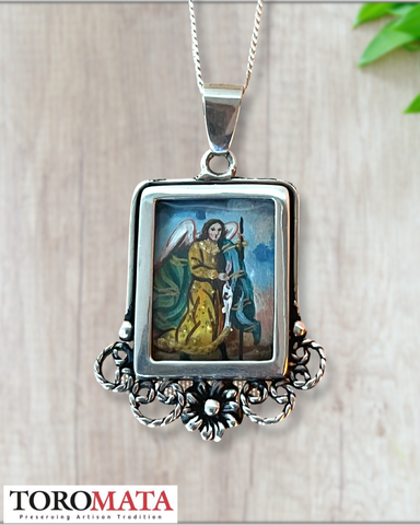 Icon Pendant - Archangel Raphael