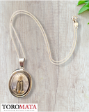 Icon Pendant - Saint Martin of Porres / Saint Rose of Lima (Two-sided)