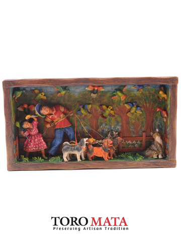 WB002 - Doggy Walk Retablo