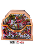 APP42FL- Flamingos Coasters