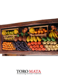 WB004 - Fruits & Vegetables Market Retablo Mirror