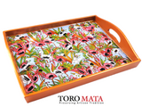 APP46FL - Flamingos Serving Tray
