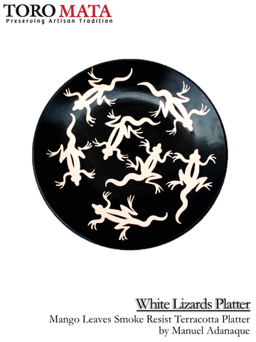 White Lizards Platter